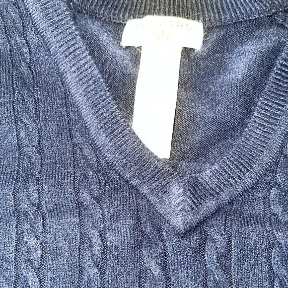 Dockers Vintage 90s Sweater Vest Knit Acrylic V Neck Y2k Size M - Picture 3 of 4